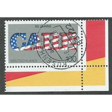 GER 1995 100pf '50TH AMM OF CARE' (CORNER MARGIN) FINE USED (EBID49-439)