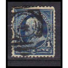 Used 264 1c Benjamin Franklin Fine RA1023