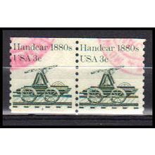 Used 1898 3c Handcar Fine CNP Left 3 PA0319