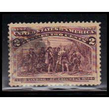 Used 231 2c Landing of Columbus Almost Very Fine K1094