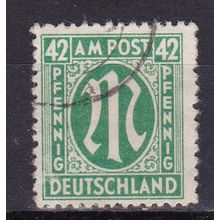 GERMANY 1945 ALLIED OCCUPATION 42pf VALUE USED SGA31 #2