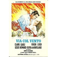 Cinema GONE WITH THE WIND Clark Gable Poster Art Postcard (XX 900/72)