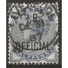 1885 O5 1/2d Slate-Blue Inland Revenue Official Fine Used ..