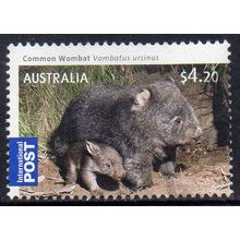 Australia 2009 Australian Bush Babies - Wombat $4.20 International Post Used