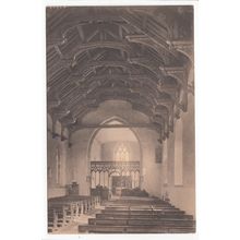 Knapton Church Interior Norfolk Postcard 43405