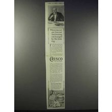 1913 Crisco Shortening Ad - When You Eat Pie