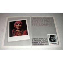 1986 Polaroid 600 Series Camera Ad - Colour Instant