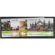 AUS 2014 (SET) (S/A) 'AUSTRALIAN RACECOURSES' (4v) FINE USED (EBID64-419)