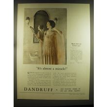 1926 Listerine Antiseptic Ad - It's almost a miracle