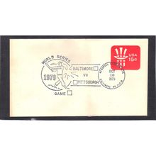 Event World Series 10/10/79 U581 15c Hat (No Cachet-U/A) CV40730