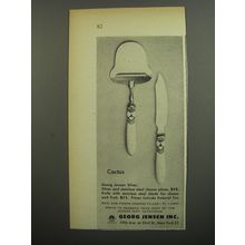 1953 Georg Jensen Cactus Cheese Plane and Knife Advertisement