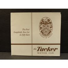The Tucker Motor Car Sales Brochure Tucker '48