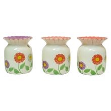 Ceramic Flower Tart Warmer in Three Styles, Price Each