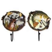 Lodge Animal Wall Hook Set of Two