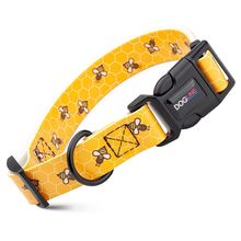 Dog Pet Bee Quick Release Printed Collar 1" x 15"- 23"