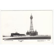 The Tower New Brighton Merseyside Pamlin Prints Reproduction Postcard C1823