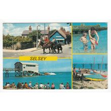 Multiview of Selsey Postcard 1979 West Sussex
