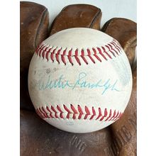 Willie Randolph Signed Autographed Game Used Official Minor League Baseball