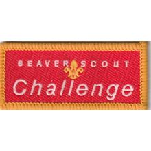 Scout Badges - Beaver Scout Challenge 1995/03 - Black Back - (PO12)