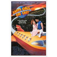 Earth Girls Are Easy (1989)_2 Movie Film Poster Canvas iconic design