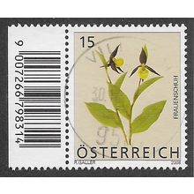 AUT 2008 15c 'FLORA DEFINITIVES ' FINE USED (EBID56-300)