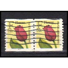 Used 2518 29c F Flower Very Fine CNP Left 2222 PA1214