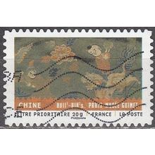 France 2011 Michel 5034I O Cote (2015) 0.60 € Personnages et lotus sur tissu