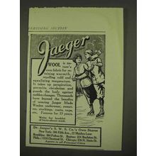 1913 Jaeger Sanitary Woolens Ad
