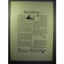 1929 Atlanta Georgia Chamber of Commerce Ad