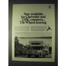 1970 GM Tilt-Wheel Ad - For Chevrolet and GMC Campers