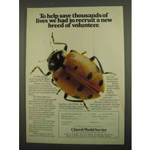 1974 Church World Service Ad - Recruit New Breed