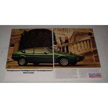 1976 Matra Simca Bagheera Car Ad - in German