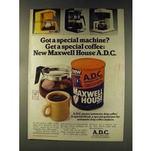 1976 Maxwell House A.D.C. Coffee Ad - Special Machine