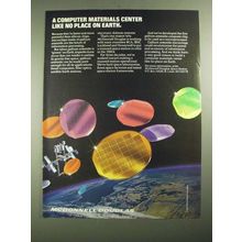 1987 McDonnell Douglas Manned Space Station Ad - A Computer Materials Center