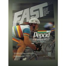 1989 MSD Merck Sharp Dohme Pepcid Ad - Fast pain relief for many patients