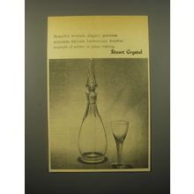 1965 Stuart Crystal Advertisement - Beautiful, timeless, elegant, gracious