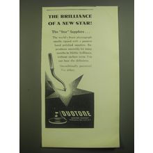 1946 Duotone Star Sapphire Phonograph Needle Ad - The brilliance of a new star