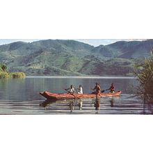 Lake Mulehe Kigezi Kampala Unique African Widescreen Old Postcard