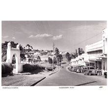 Namirembe Road Kampala Antique Real Photo Postcard