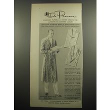 1955 De Pinna Turnbull & Asser Robe and Pajamas Advertisement