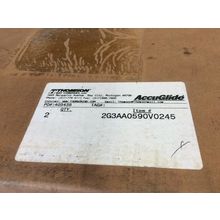 NEW THOMSON 2G3AA0590V0245 ACCU-GLIDE LINEAR RAIL & 2 BEARINGS,DF