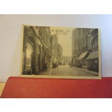 THE MARKET, LOUVAIN, BRUGES, BELGIUM unused antique postcard, =