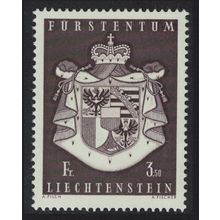Liechtenstein Arms of Liechtenstein 1969 MNH SG#498