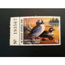 ICOLLECTZONE US 1988 Minnesota MN12 Single Duck Stamp VF NH