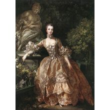 Portrait_of_Marquise_de_Pompadour_WGA Poster Canvas Movie Film Print A0 A1 A2 A3