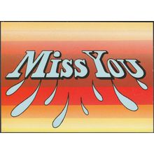 Miss You, 1982 - H & L Postcard