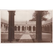 ED 130 WINCHESTER WAR MEMORIAl. PRINTED POSTCARD