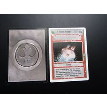 Star Wars 1995 Premiere Decipher CCG White Border Card A Tremor In The Force LS
