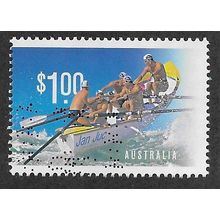 AUS 2007 $1.00 'YEAR OF THE SURF LIFESAVER ' FINE USED (EBID66-654)