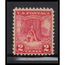 645 2c Valley Forge Barely Clears MNH O1376